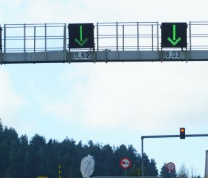 señal de carril