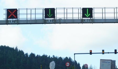 señal de carril
