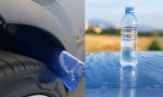 ¿Qué significa encontrar una botella de plástico en el techo de un coche o en una de sus ruedas? No siempre es una buena noticia