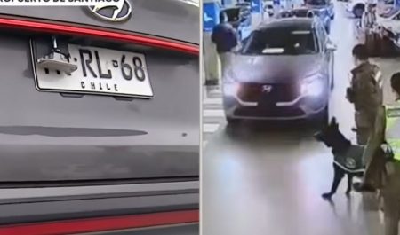 Coche con matrícula intervenida chile