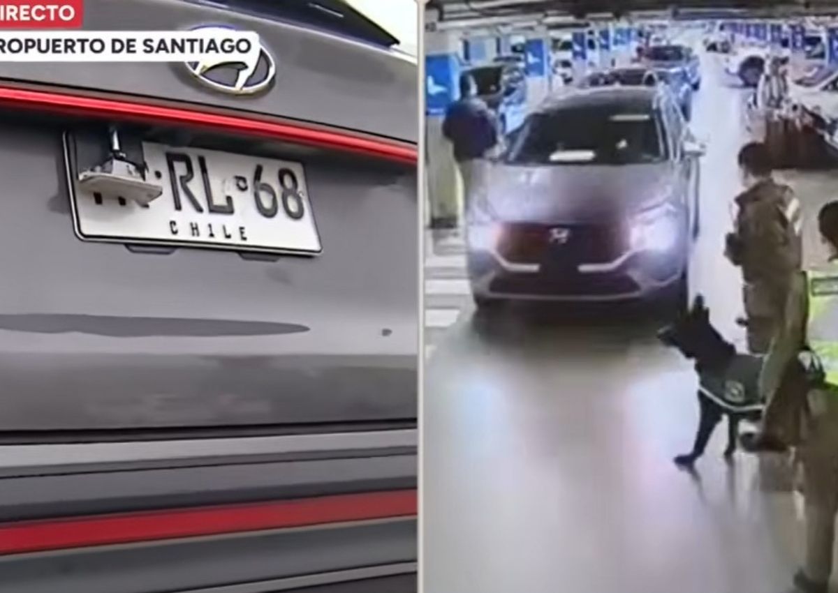 Coche con matrícula intervenida chile