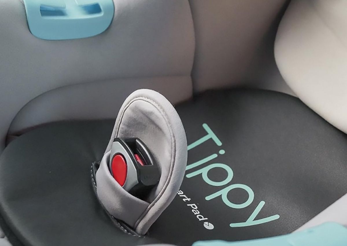 Cojín para niños coche con sensor olvido