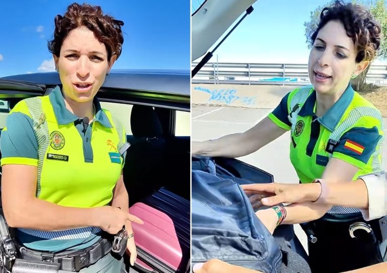 Cómo llevar las maletas en el coche - Guardia Civil