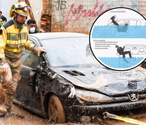 Cómo salir de una riada coche