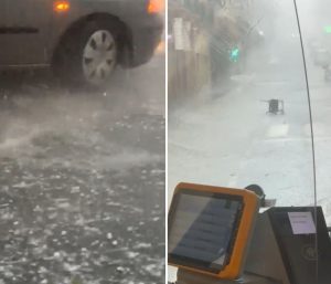 Granizo tarragona conductora autobús