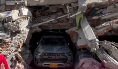 El viral que ha dado la vuelta al mundo: el Toyota Hilux que apareció casi intacto entre los escombros del terremoto de Colombia