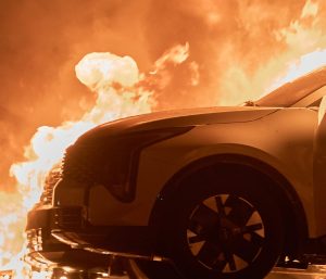 Incendio coches