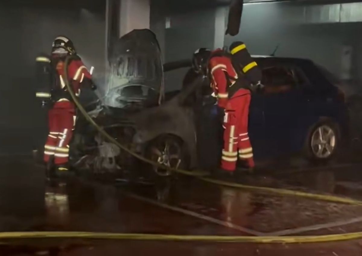 Incendio garaje Alcobendas