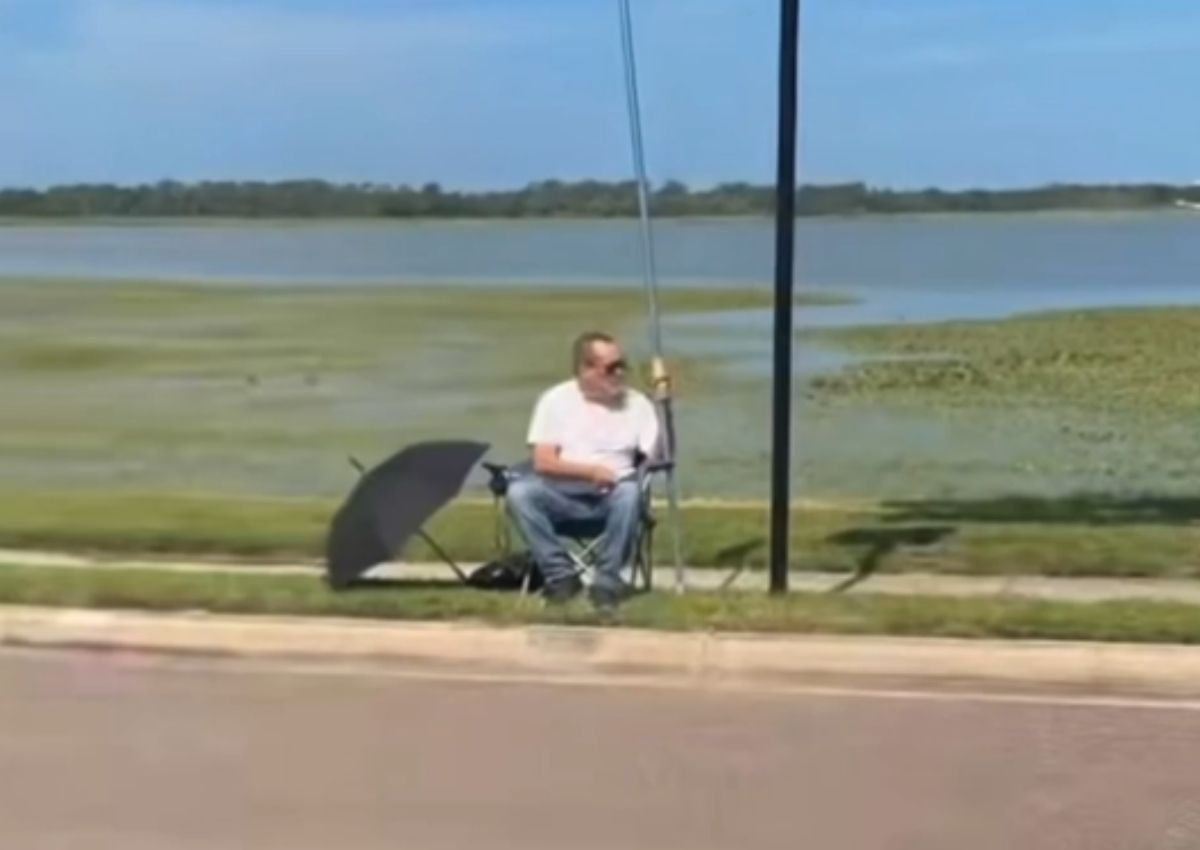 Jubilado cámara pértiga