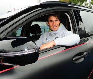 Rafa Nadal coche