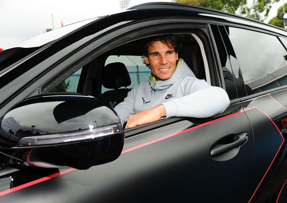 Rafa Nadal coche