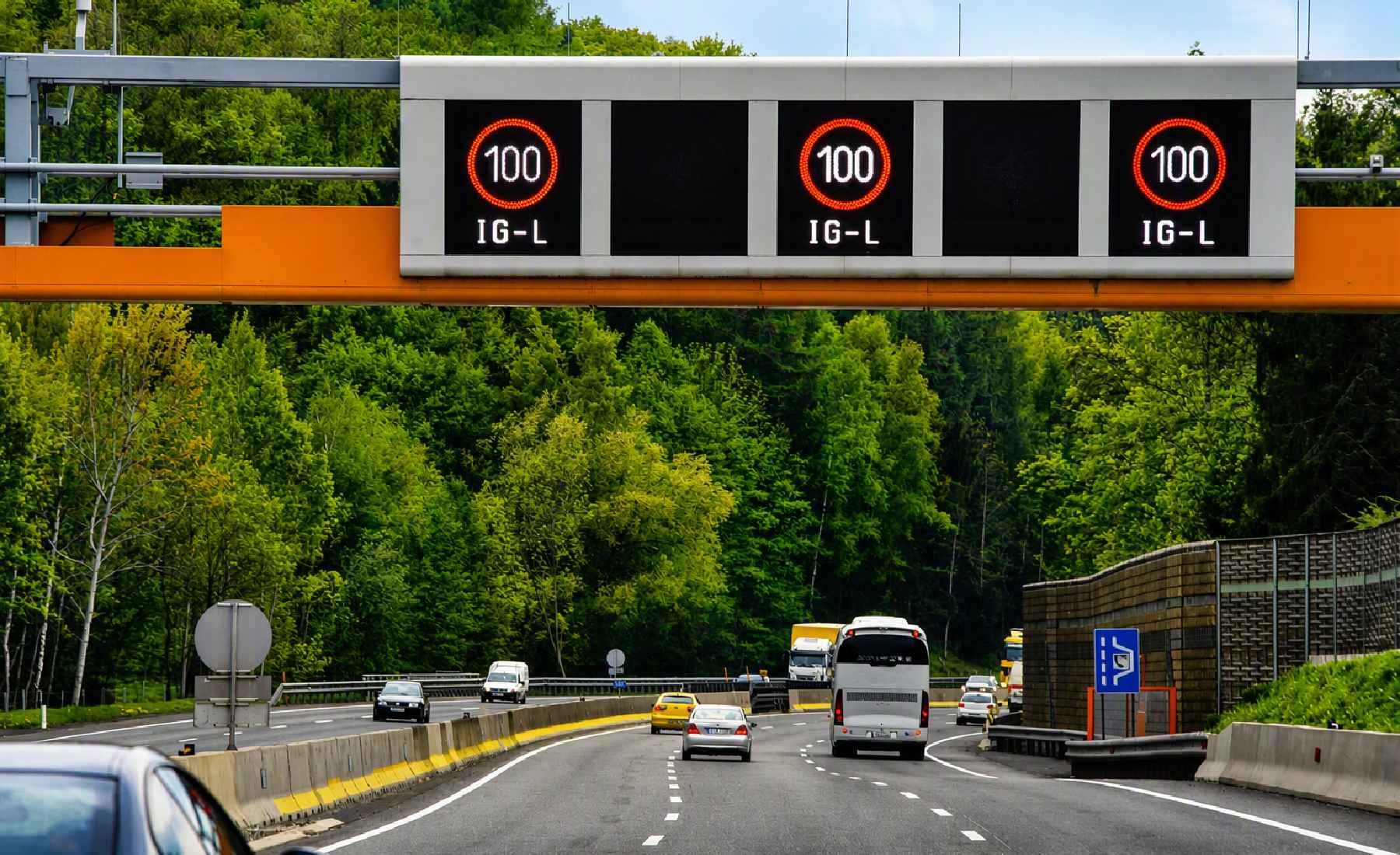 Señal velocidad Austria
