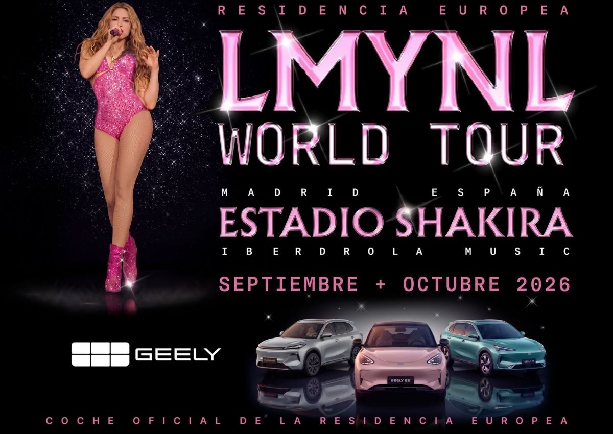 Shakira tour Geely