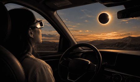 Retinopatía: el daño irreversible que podrías sufrir si ves el eclipse a través del parabrisas del coche