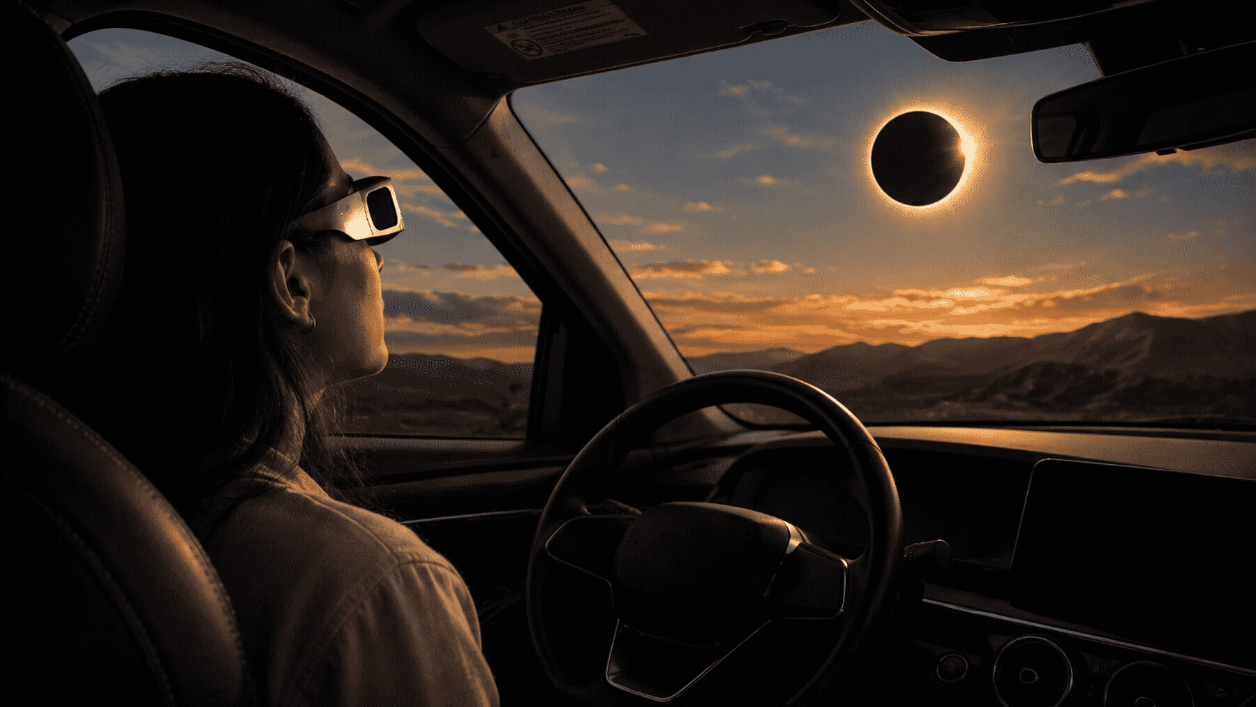 Retinopatía: el daño irreversible que podrías sufrir si ves el eclipse a través del parabrisas del coche