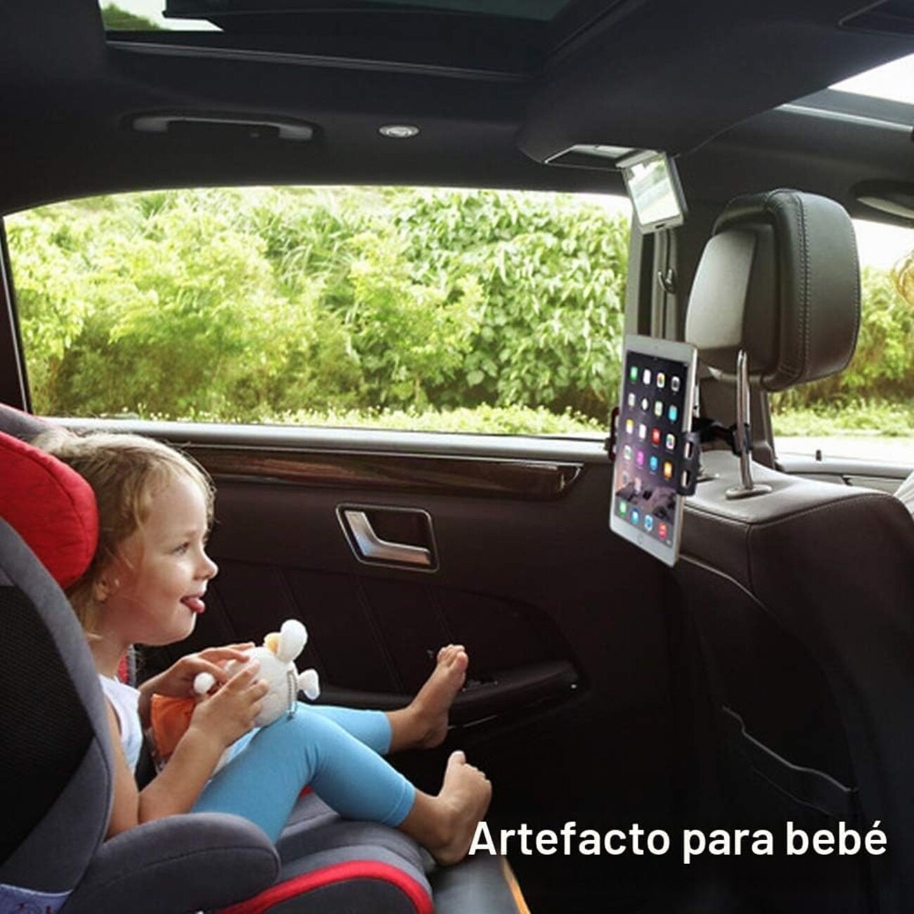 Soporte para tablet disponible en Amazon.