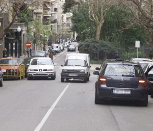 coches doble fila
