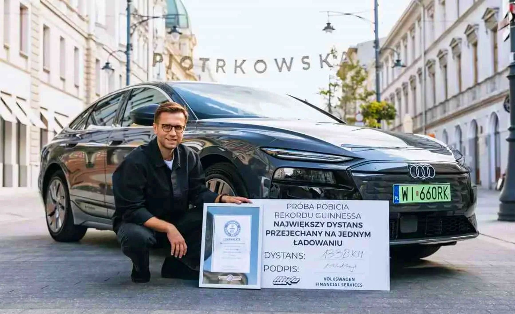 Audi A6 e-Tron Récord Guinnes