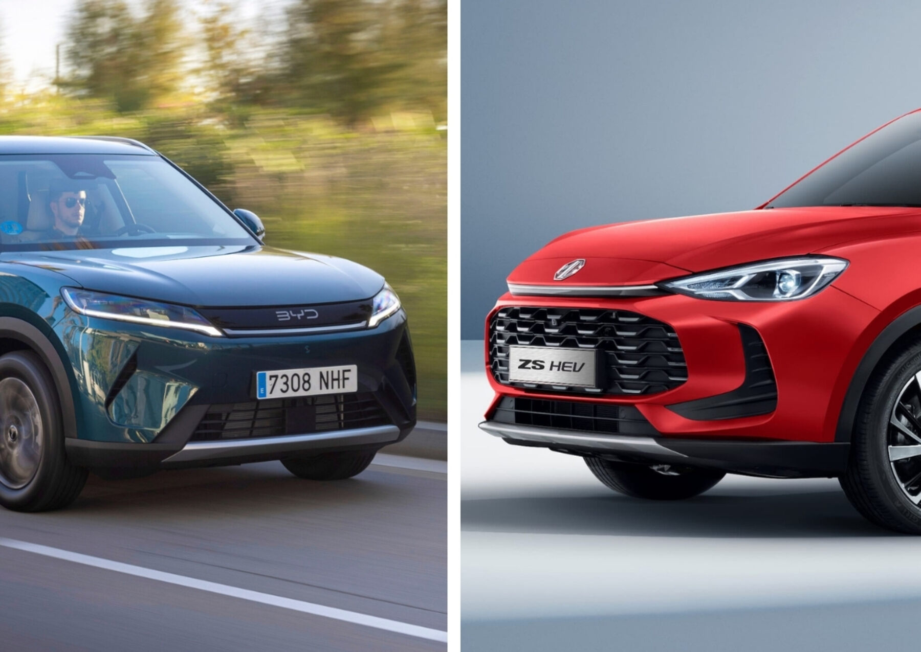 Comparativa BYD Atto 2 y MG ZS Hybrid