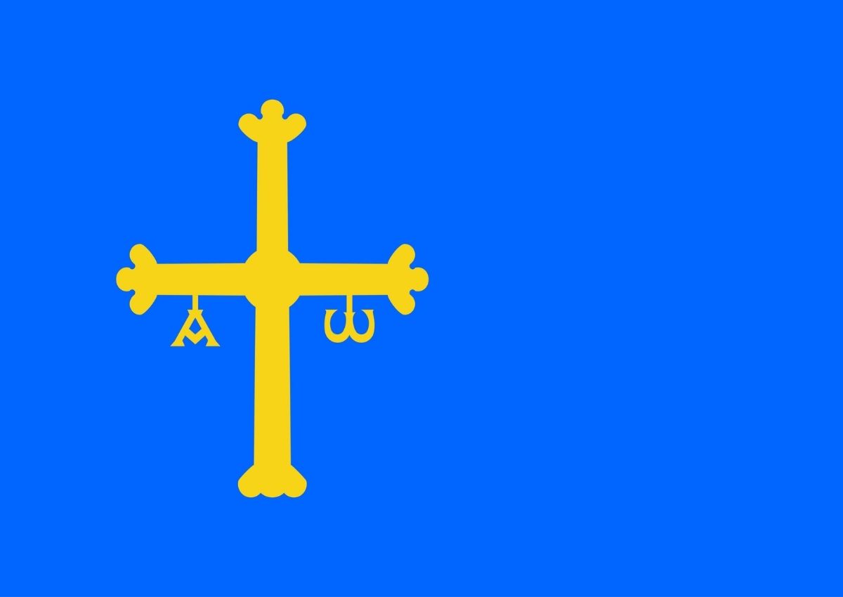 Cruz bandera Asturias