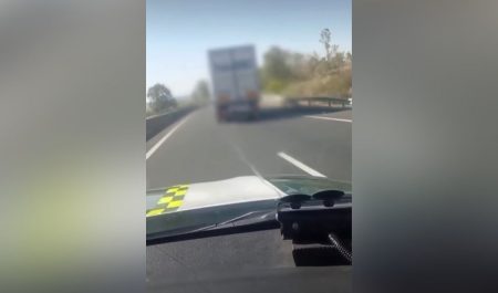 Guardia Civil camión persecución