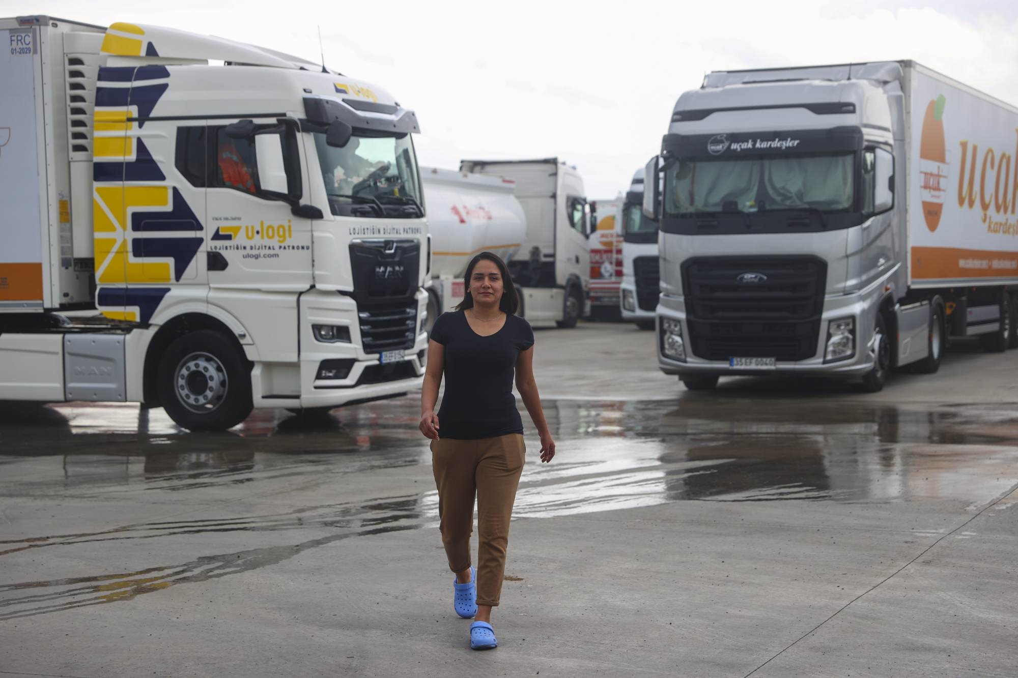Mujer camionera