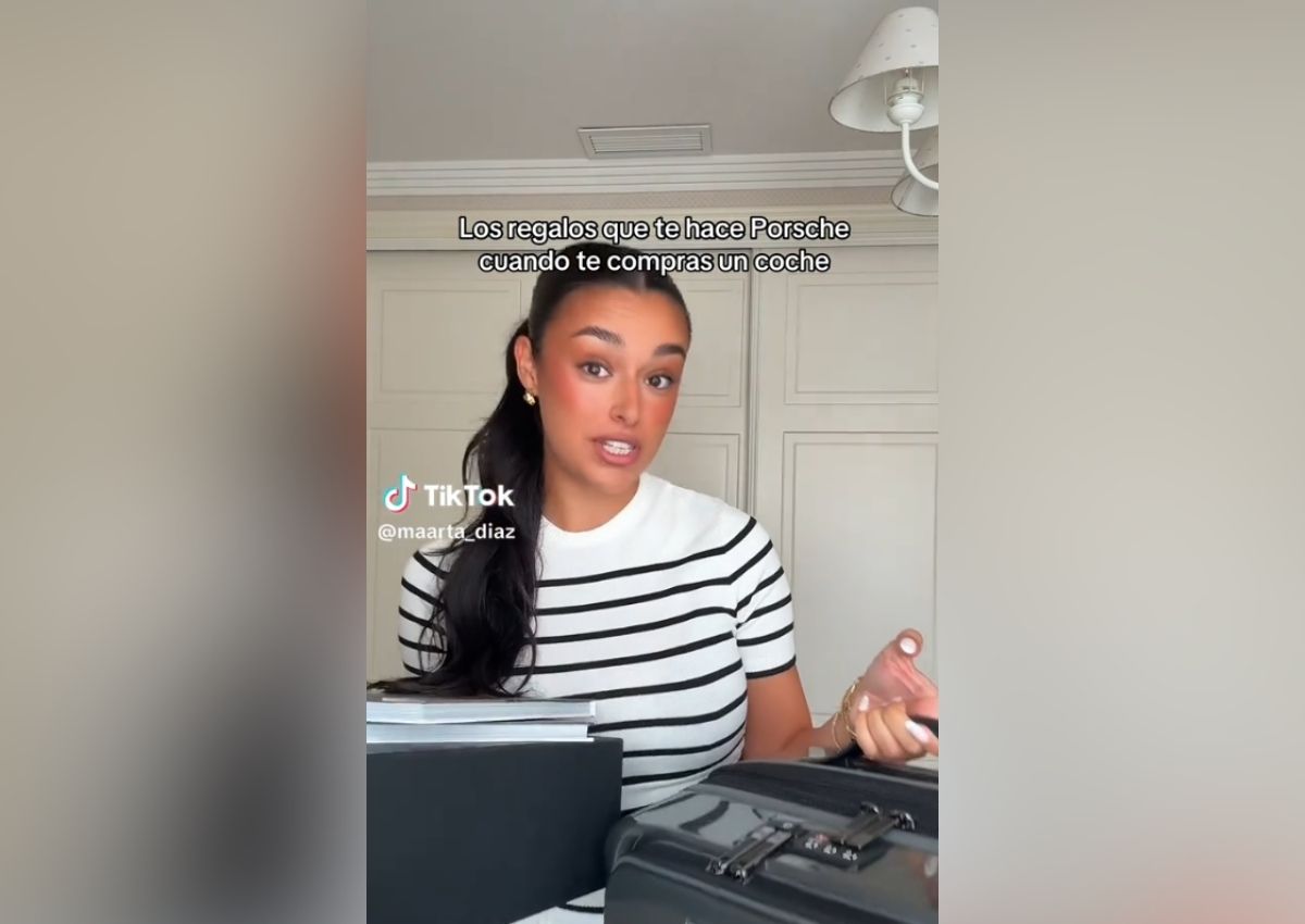 Marta Díaz regalos Porsche