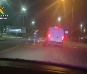Persecución furgoneta combustible Canarias