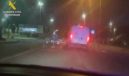Persecución furgoneta combustible Canarias