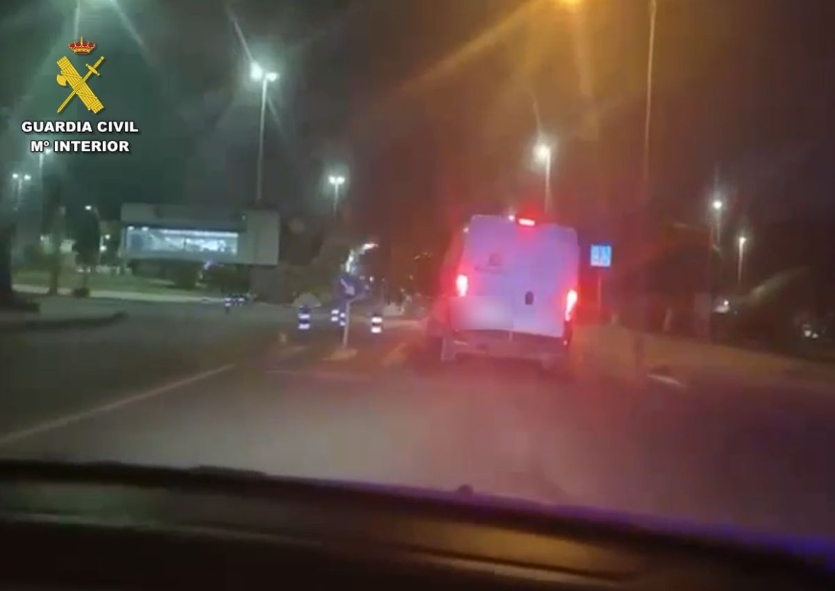 Persecución furgoneta combustible Canarias
