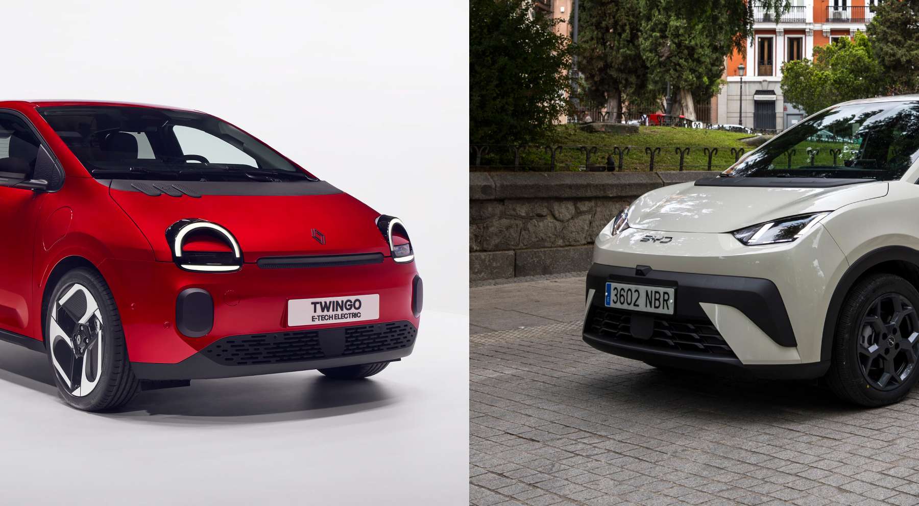 Renault Twingo contra BYD Dolphin Surf