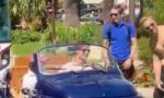 Tras su paso por el circuito de Fórmula 1 de Madrid, este piloto ha regresado a Mónaco al volante de un pequeño Fiat que no ha pasado desapercibido