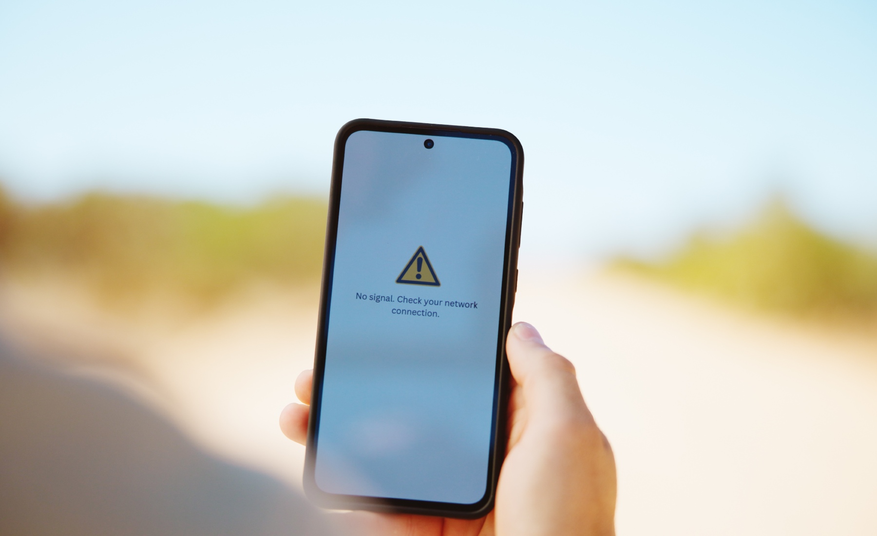 Teléfono móvil sin señal