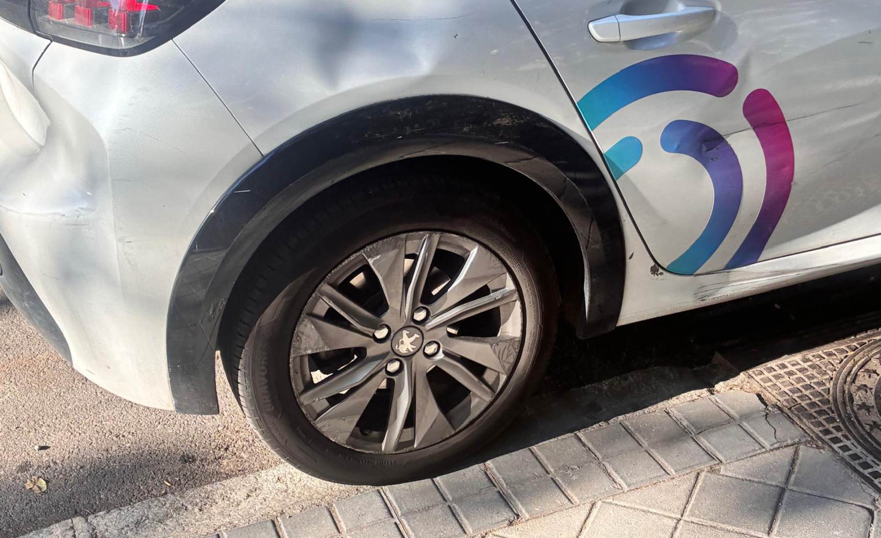 carsharing mal aparcado