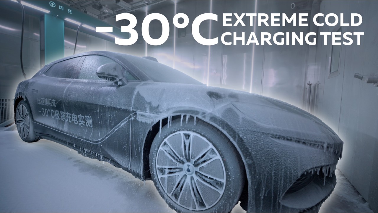 BYD carga menos 30 grados