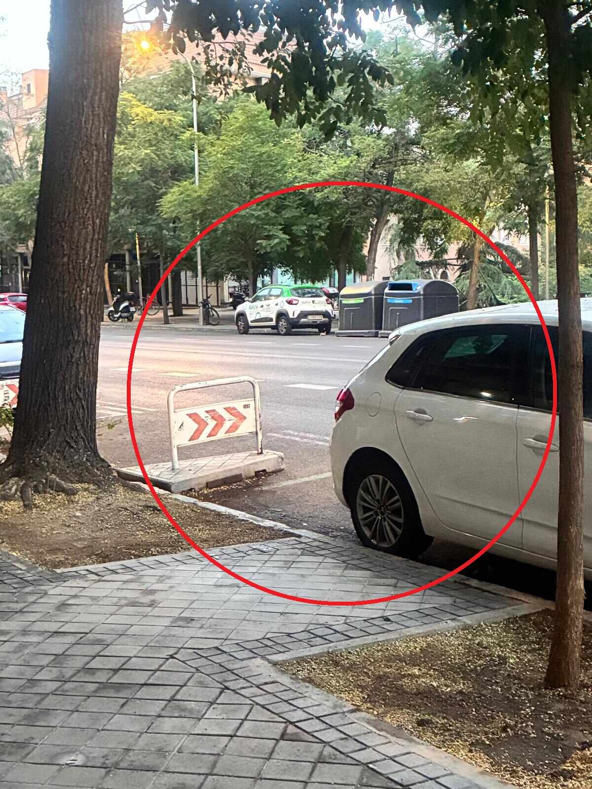 coche aparcado Madrid