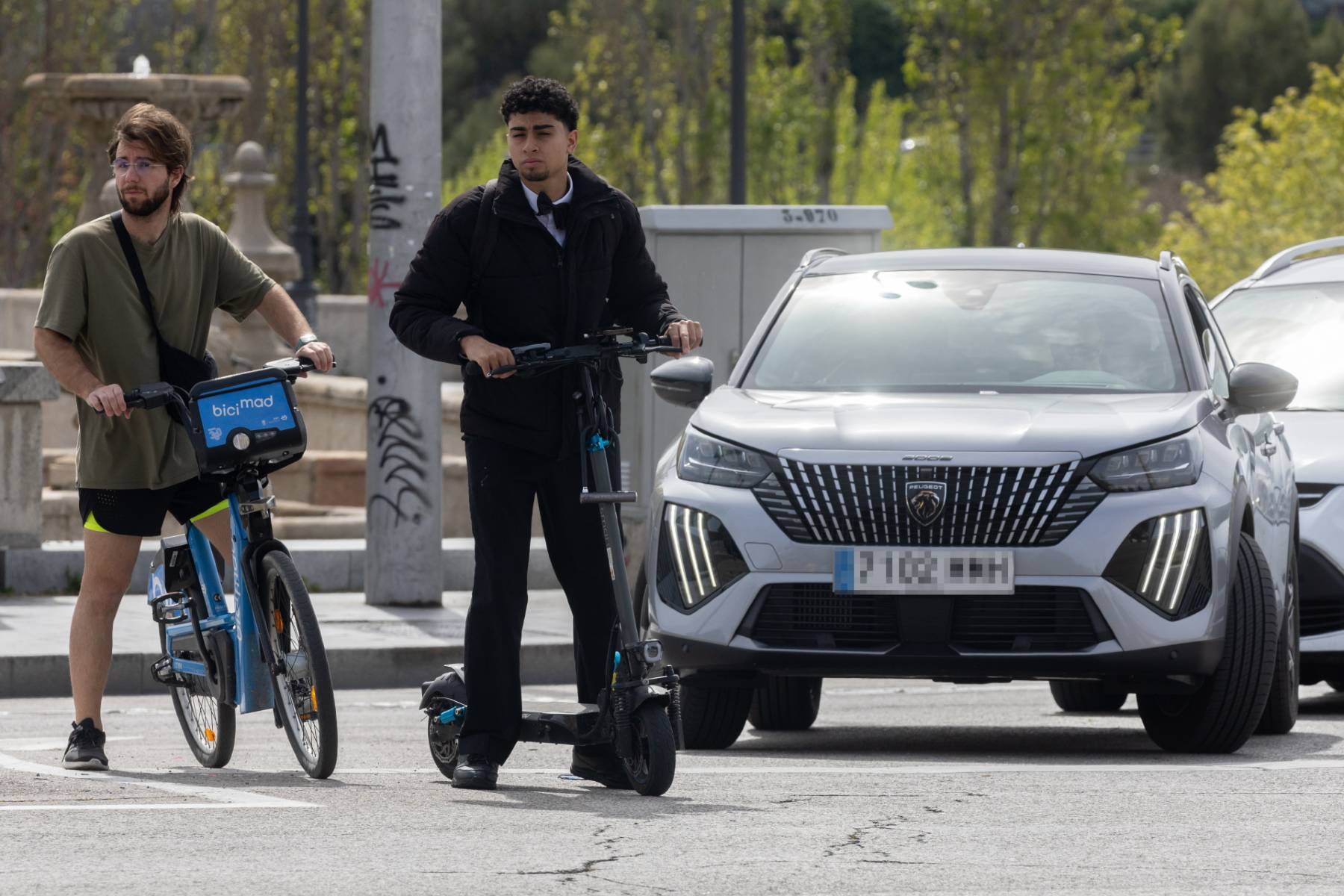 patinete coche bici dgt