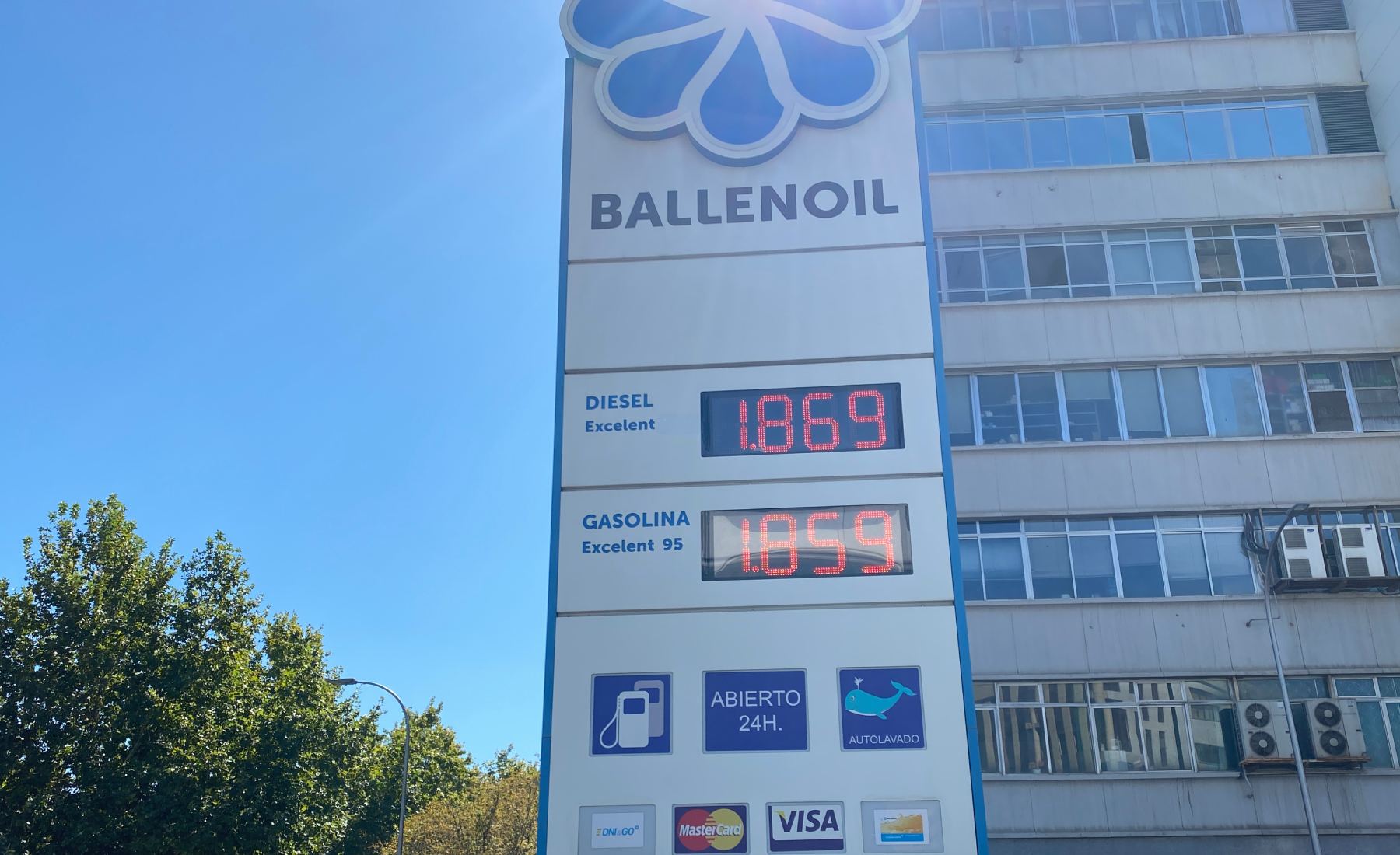 precio gasolina y diésel