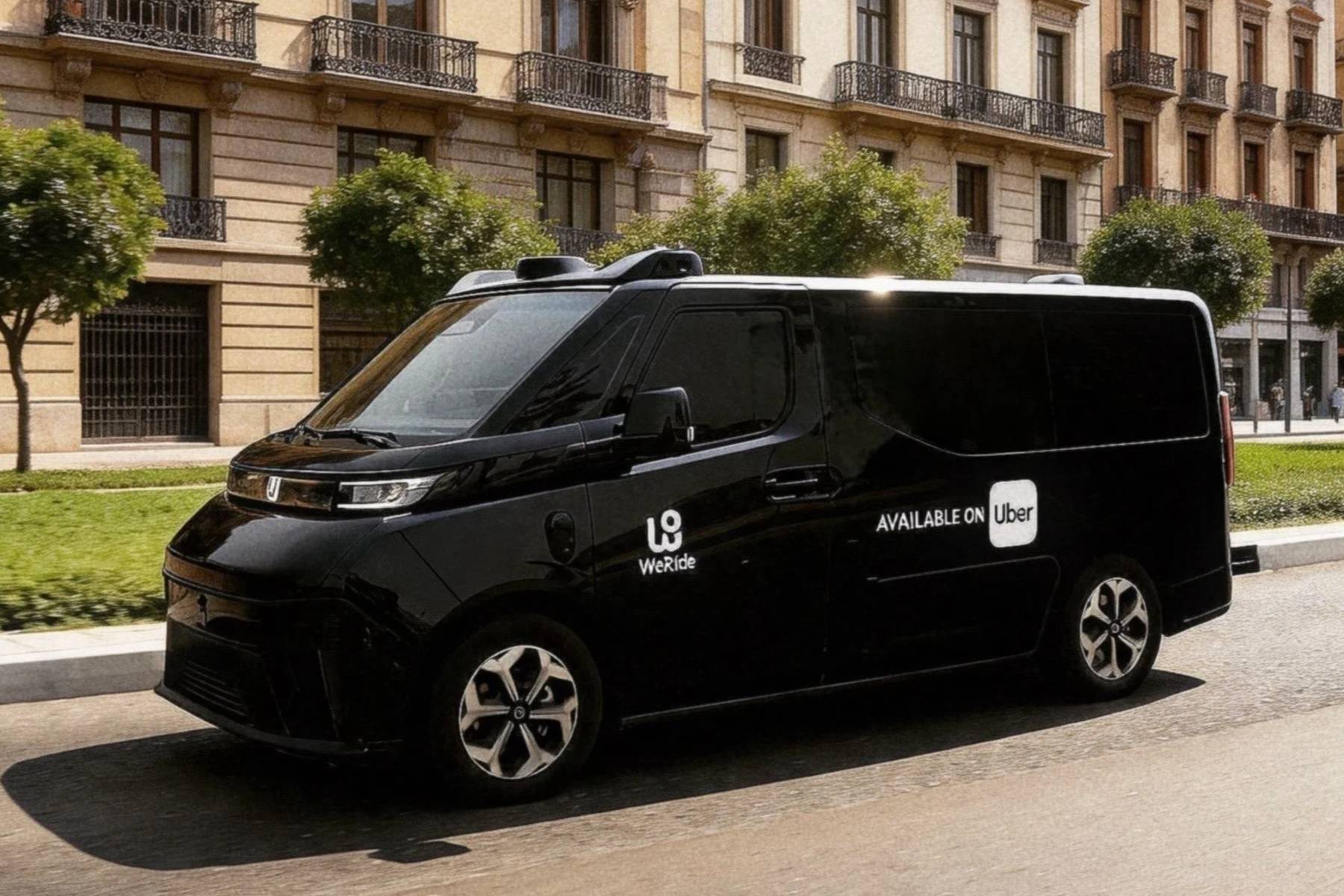 Robotaxi de WeRide y Uber
