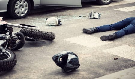 Accidente moto