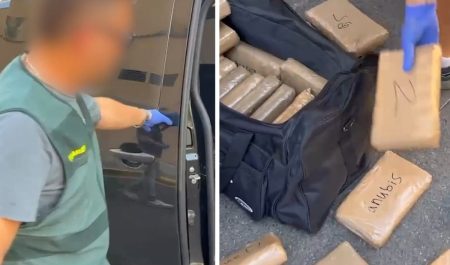 Cocaína furgoneta Málaga