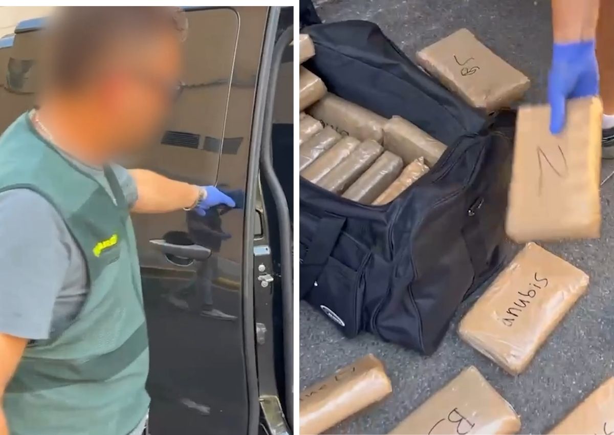 Cocaína furgoneta Málaga
