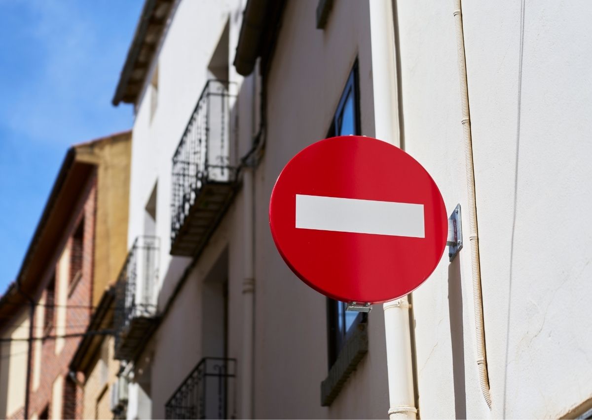 Señal prohibido