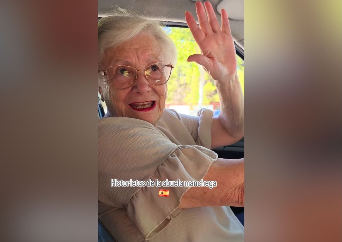 Toñi abuela manchega coche