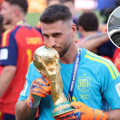 Unai Simón, campeón del mundo, lleva ocho años con el mismo coche: “Hasta que el motor no diga basta”