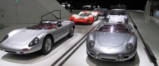 Una noche en el museo Porsche
