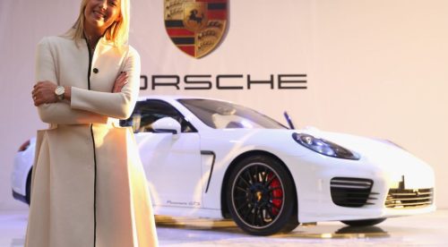 María Sharapova presenta su Porsche Panamera GTS