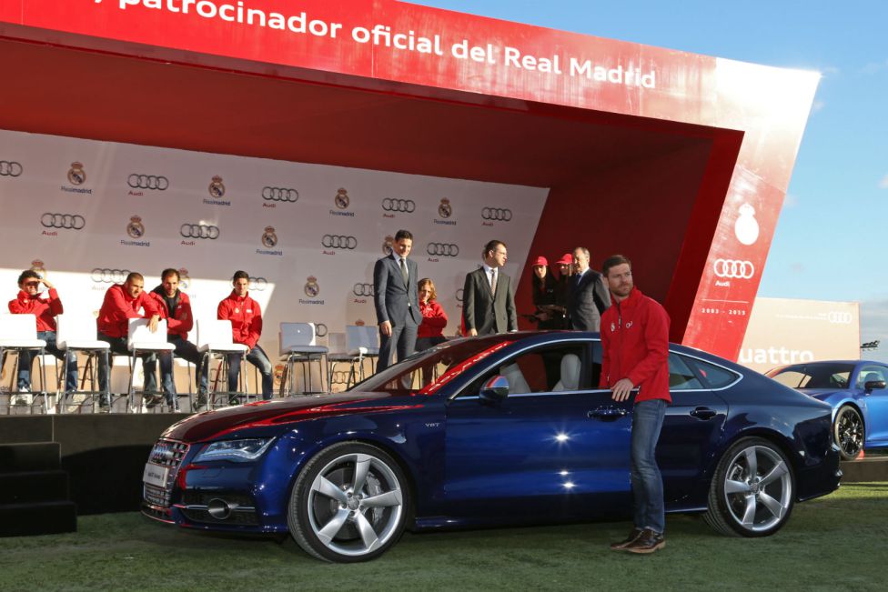 Los Audi de los jugadores de Real Madrid y F.C. Barcelona