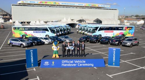 Hyundai entrega la flota del Mundial de Brasil 2014