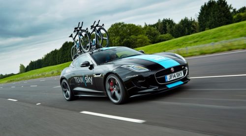 El Jaguar F-Type R Coupé del Tour de Francia